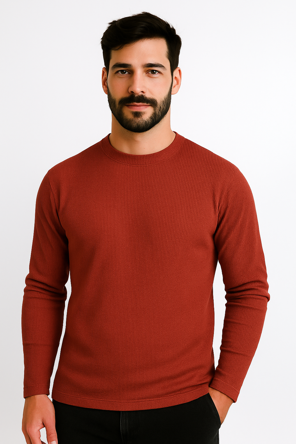 Premium Waffle Long Sleeve T-Shirt