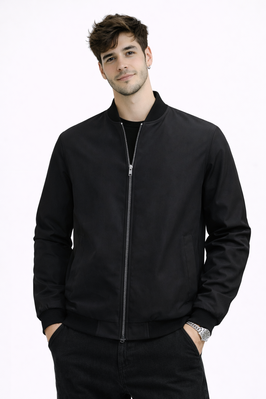 Clean Jacket with Zipper