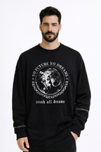 Oversized Long Sleeve Goth Punk T-Shirt