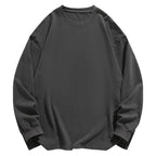 Heavyweight pure cotton long-sleeved T-shirt