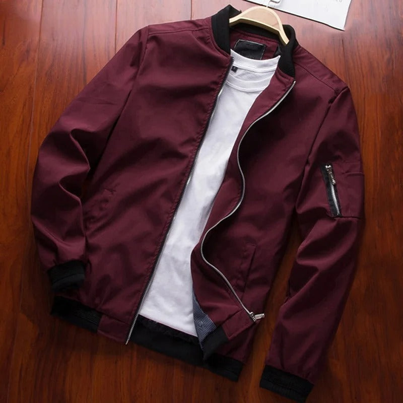 Bomber jacket for cold weather