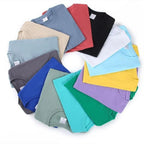 100% cotton solid color T-shirt