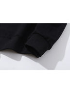 Oversized Long Sleeve Goth Punk T-Shirt