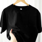 100% cotton solid color T-shirt