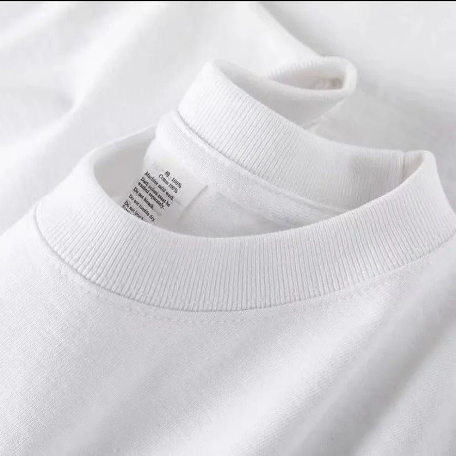 100% cotton solid color T-shirt