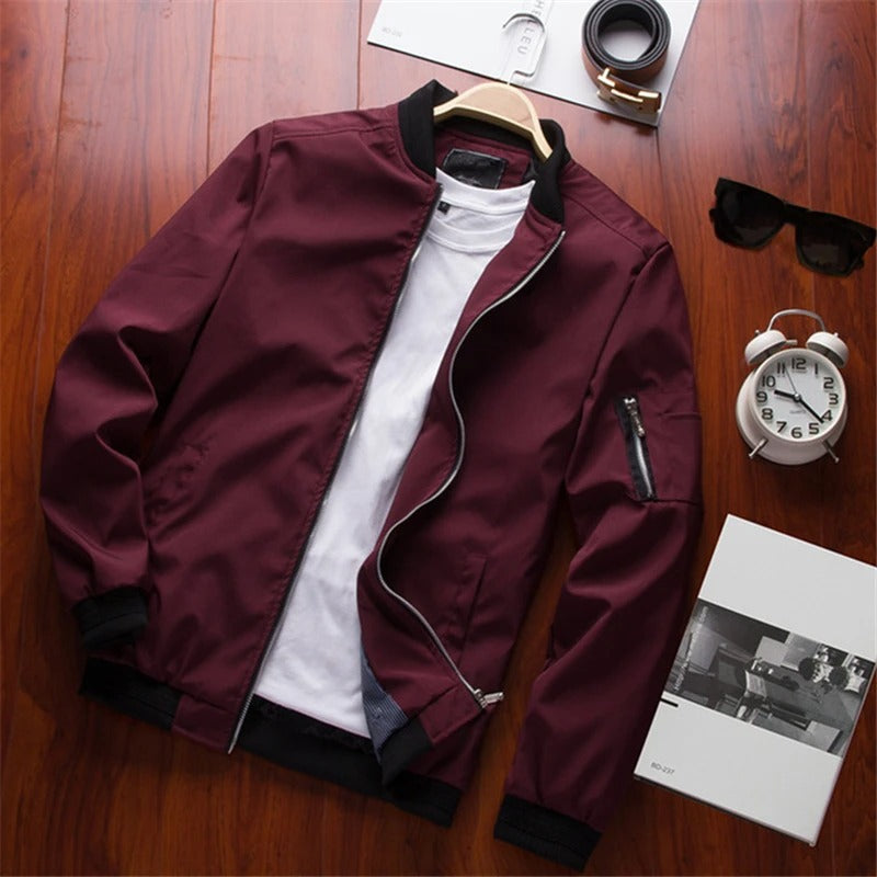 Bomber jacket for cold weather
