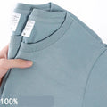 100% cotton solid color T-shirt